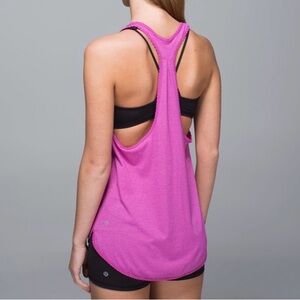 ⬇️ Lululemon 105f Singlet Racerback Tank Top Size 8 Heathered Ultra Violet